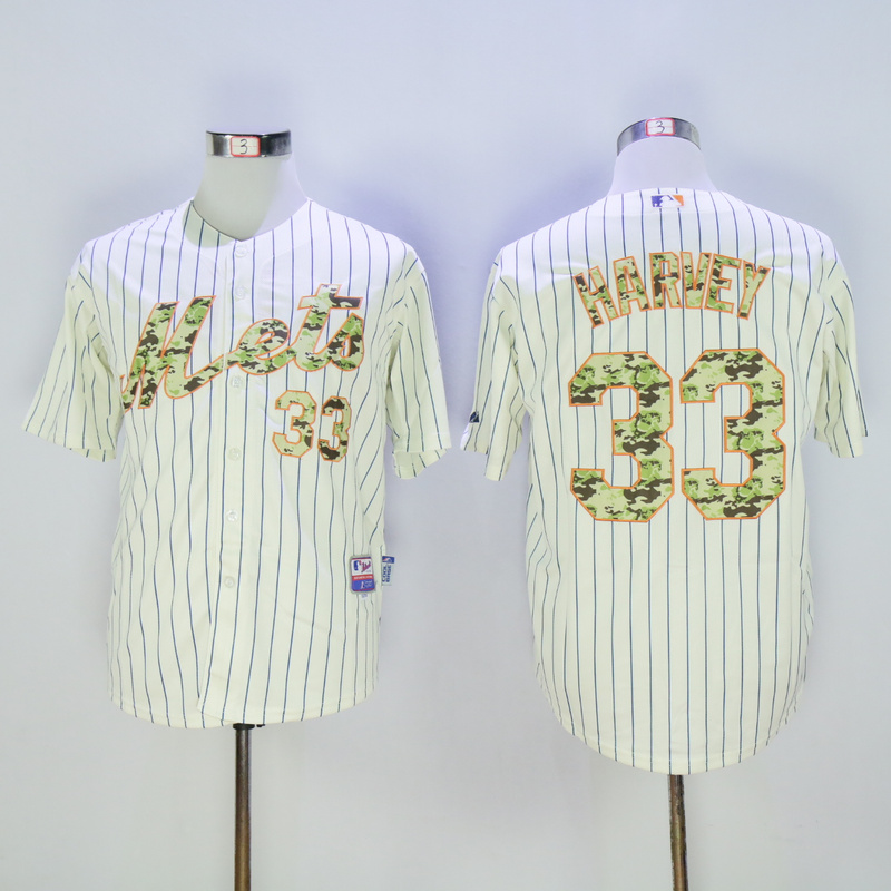 Men New York Mets #33 Harvey White Camo MLB Jerseys->new york mets->MLB Jersey